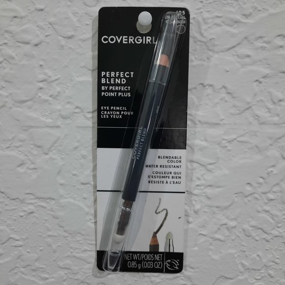 🔵 $ 3.00  COVERGIRL PERFECT BLEND EYE PENCIL  #105 CHARCOAL WATER RESISTANT - Picture 1 of 5